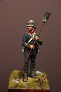 Front Royal Artillery, Sudan Campaign 1880 - 75mm figure fine scale model kit produced by Hawk Miniatures